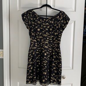 BCBG Black and Gold Dress